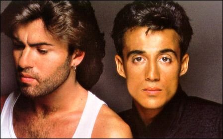 Wham! George Michael and Andrew Ridgeley Photo by Tony McGee