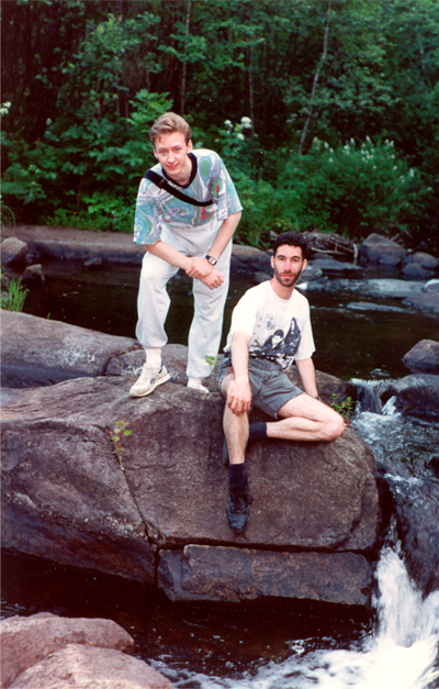 Chris and I circa 1992-1993